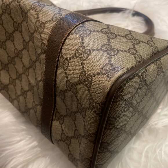 Gucci Supreme GG Vintage Boston Monogram Doctors Bag - Picture 10 of 16